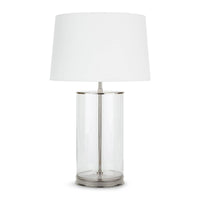 Coastal Living Magelian Glass Table Lamp Polished Nickel