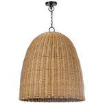 Coastal Living Beehive Outdoor Pendant Large Weathered Natural