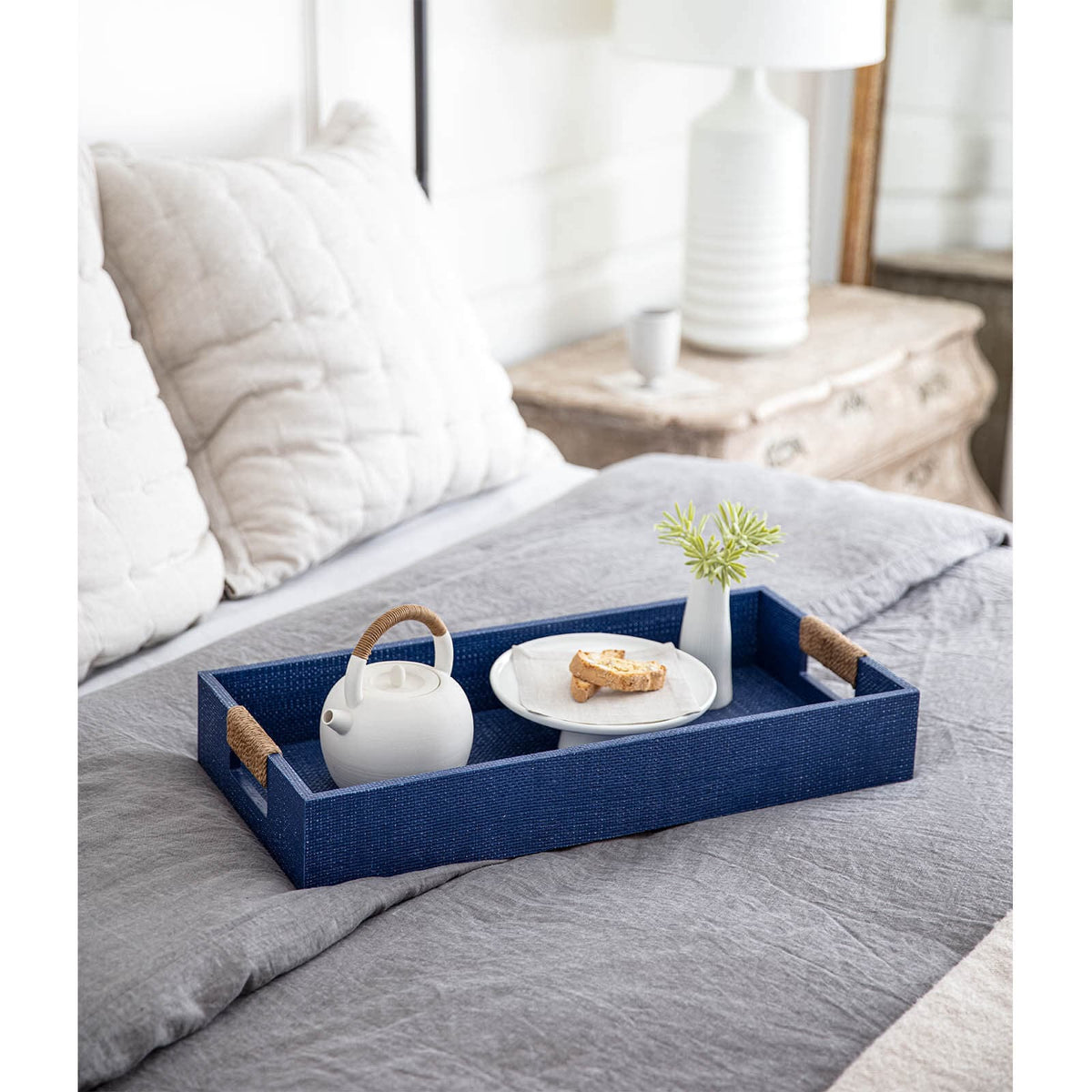 Logia Rectangle Tray Small Indigo