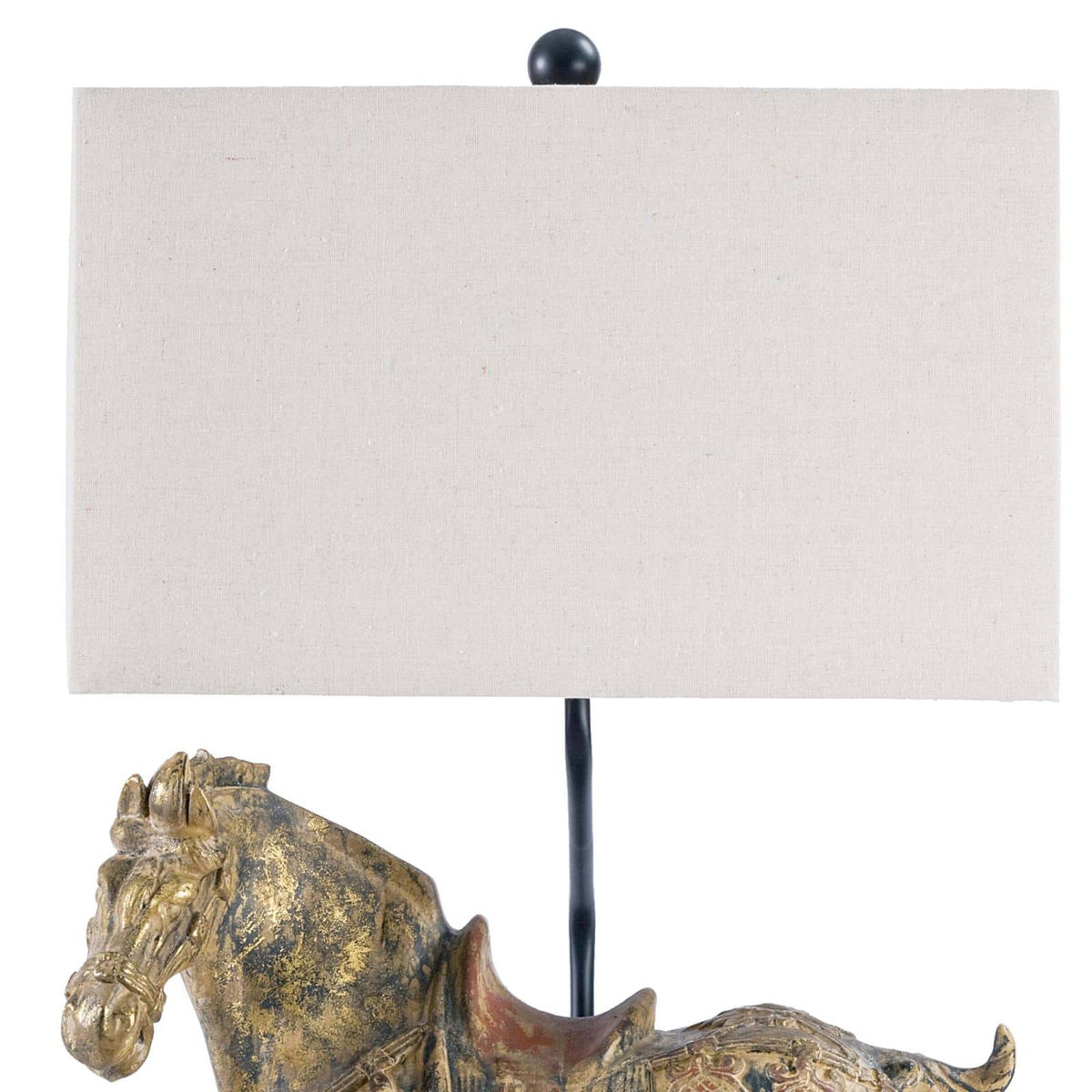 Southern Living Dynasty Horse Table Lamps Pair