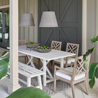 Coastal Living Augustine Wicker Outdoor Pendant