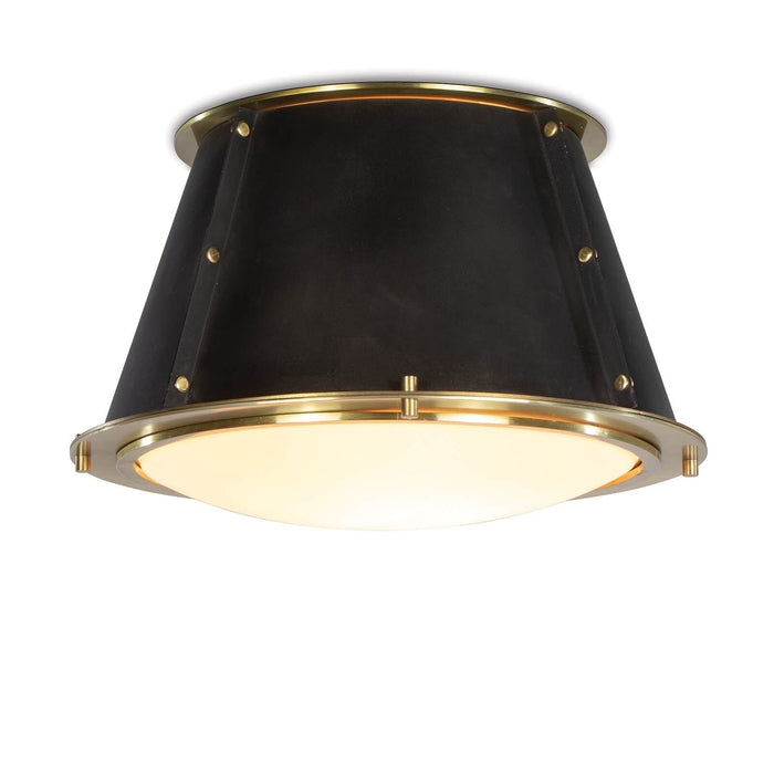 French Maid Brass Flush Mount