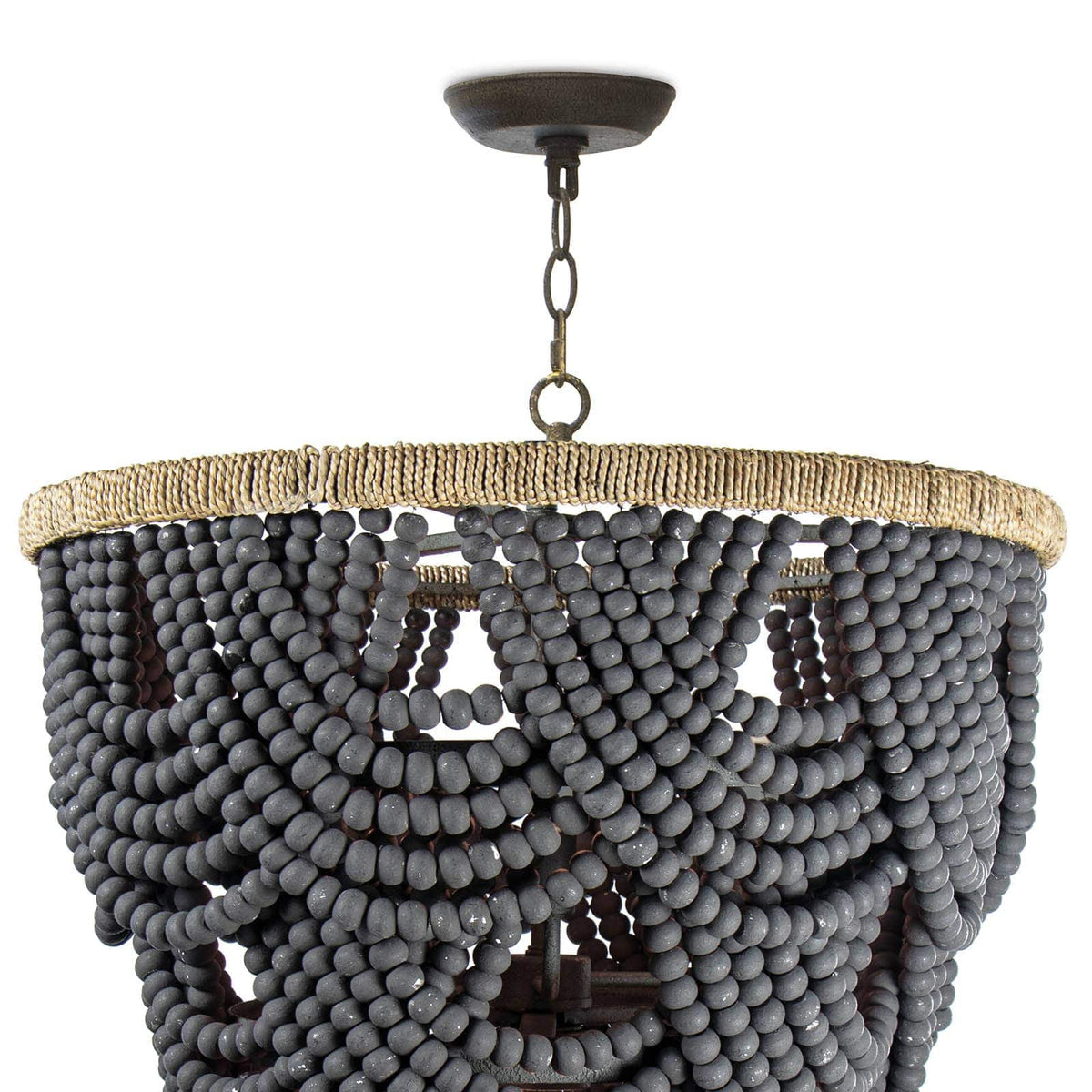 Southern Living Lorelei Wood Bead Chandelier