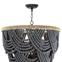 Southern Living Lorelei Wood Bead Chandelier