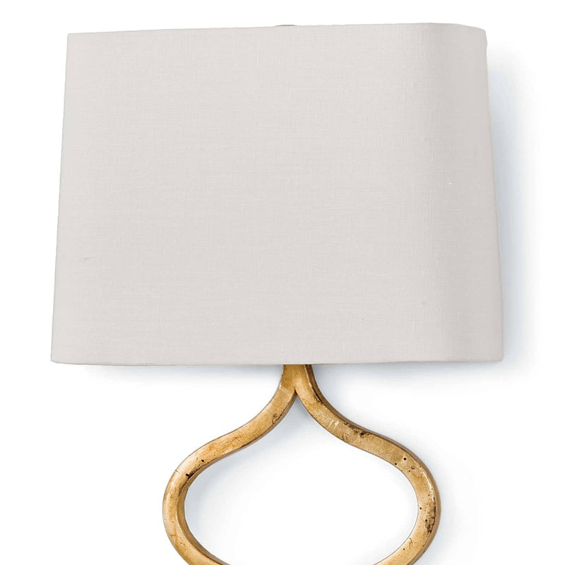 Sinuous Sconce Gold Leaf