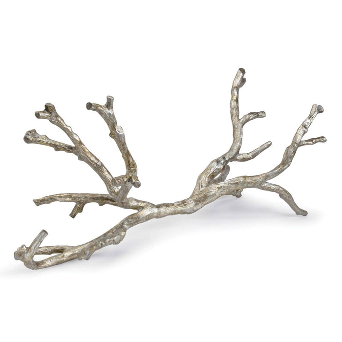 Metal Branch Ambered Silver