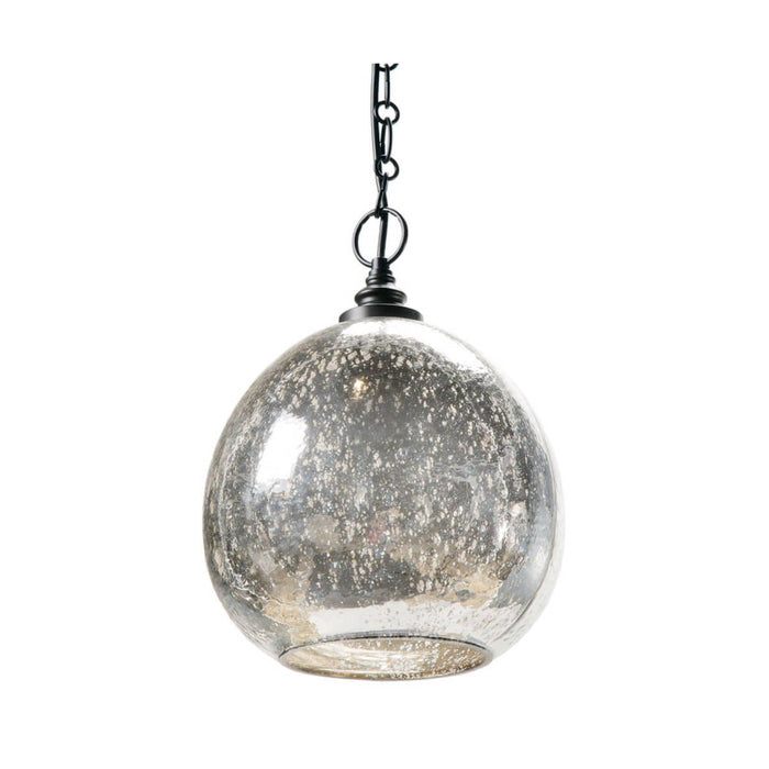 Glass Float Pendant Antique Mercury