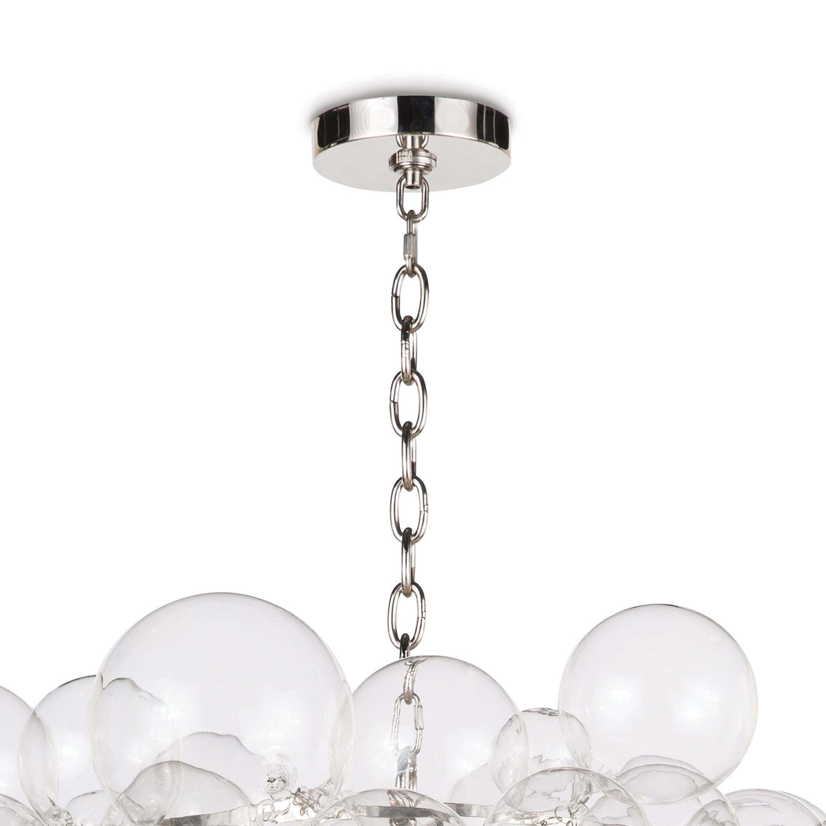 Nimbus Glass Chandelier Clear