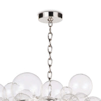 Nimbus Glass Chandelier Clear