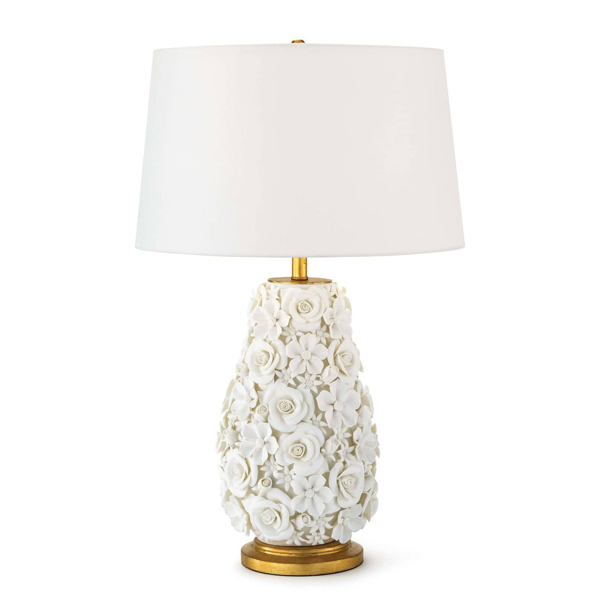 Southern Living Alice Porcelain Flower Table Lamp