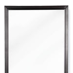 Rectangle Blackened Steel Mirror