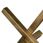Intersecting Sculpture Brass