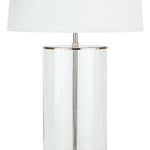 Coastal Living Magelian Glass Table Lamp Polished Nickel