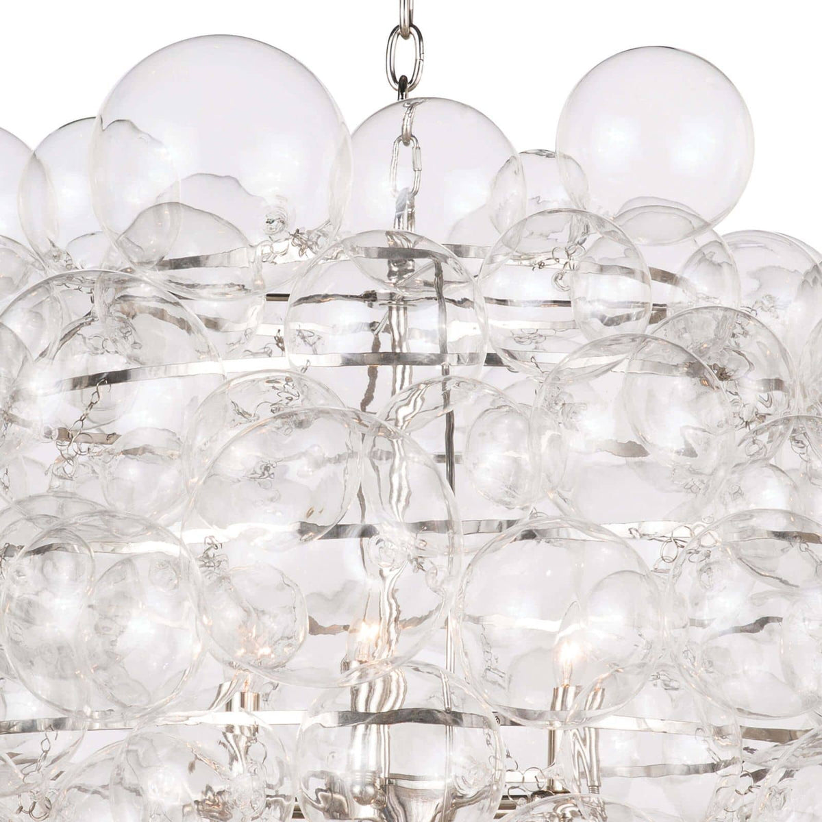 Nimbus Glass Chandelier Clear