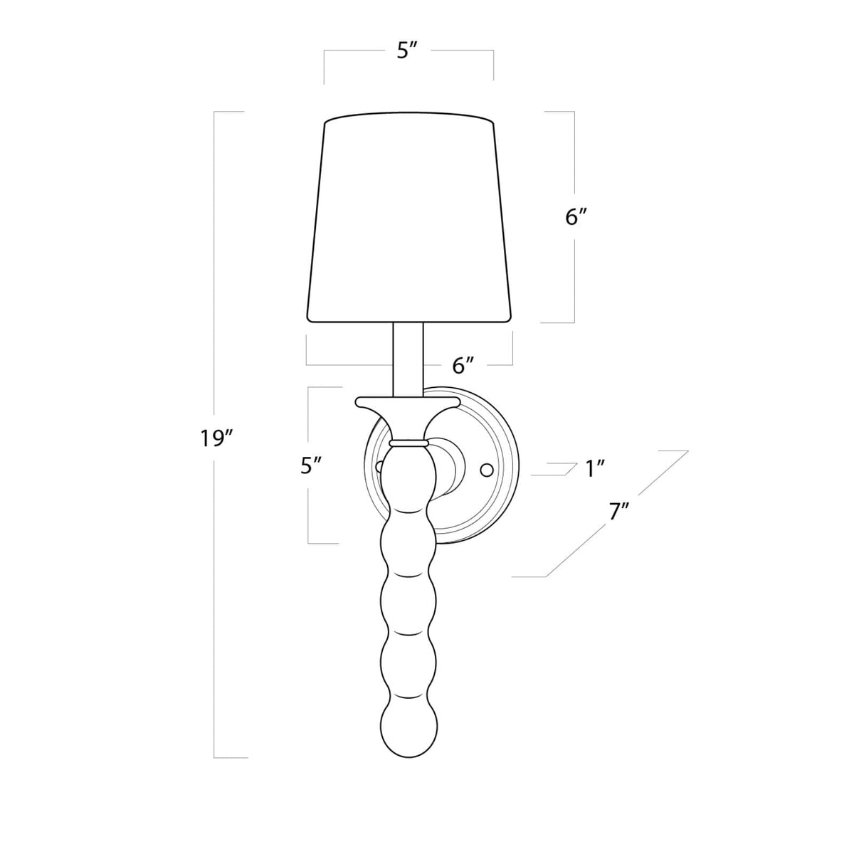 Coastal Living Perennial Sconce Natural