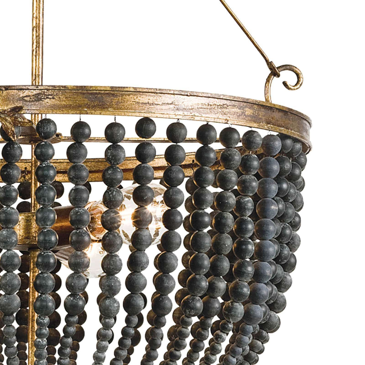 Southern Living Fabian Wood Bead Chandelier