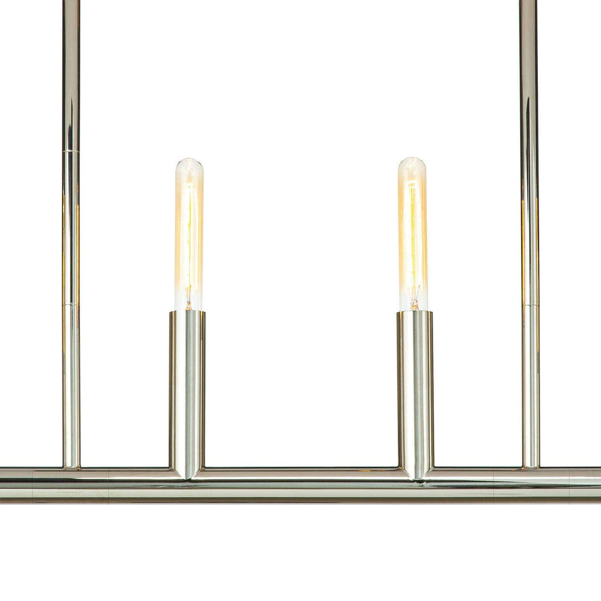 Wolfe Linear Chandelier Polished Nickel