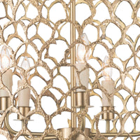 Cabana Chandelier Brass