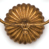 Clove Sconce Double Antique Gold Leaf