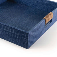 Indigo Large Square Decorative Tray