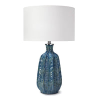 Antigua Ceramic Table Lamp Blue