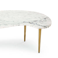 Jagger Marble Cocktail Table White