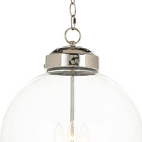 Globe Pendant Polished Nickel