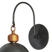 Otis Sconce Blackened Brass and Natural Brass