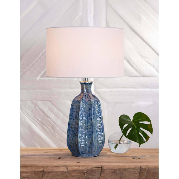 Antigua Ceramic Table Lamp Blue