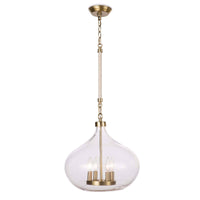 Dover Pendant Natural Brass