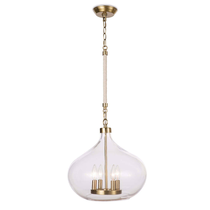 Dover Pendant Natural Brass