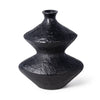 Poe Metal Vase Black