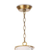 French Maid Chandelier Small White