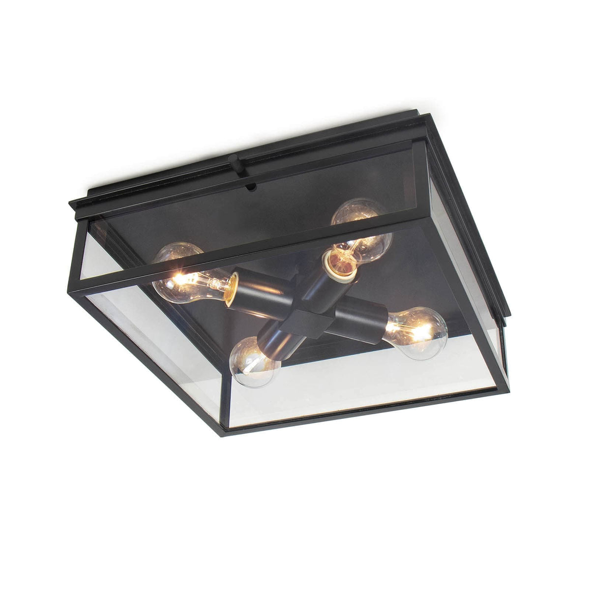 Sydney Outdoor Flush Mount Black