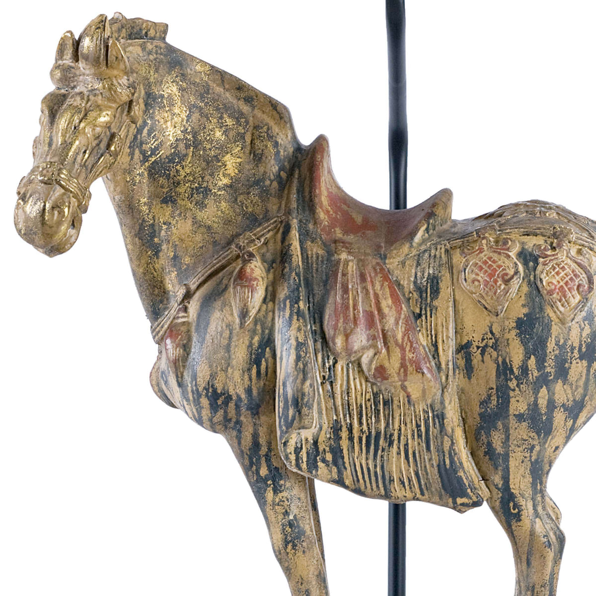 Southern Living Dynasty Horse Table Lamps Pair