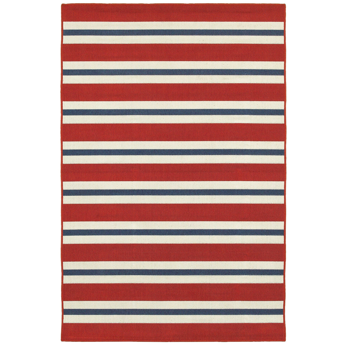 Meridian Red & Blue Outdoor Rug