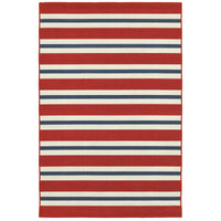 Meridian Red & Blue Outdoor Rug