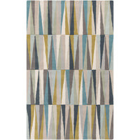 Oasis Geometric Multicolor Wool Rug