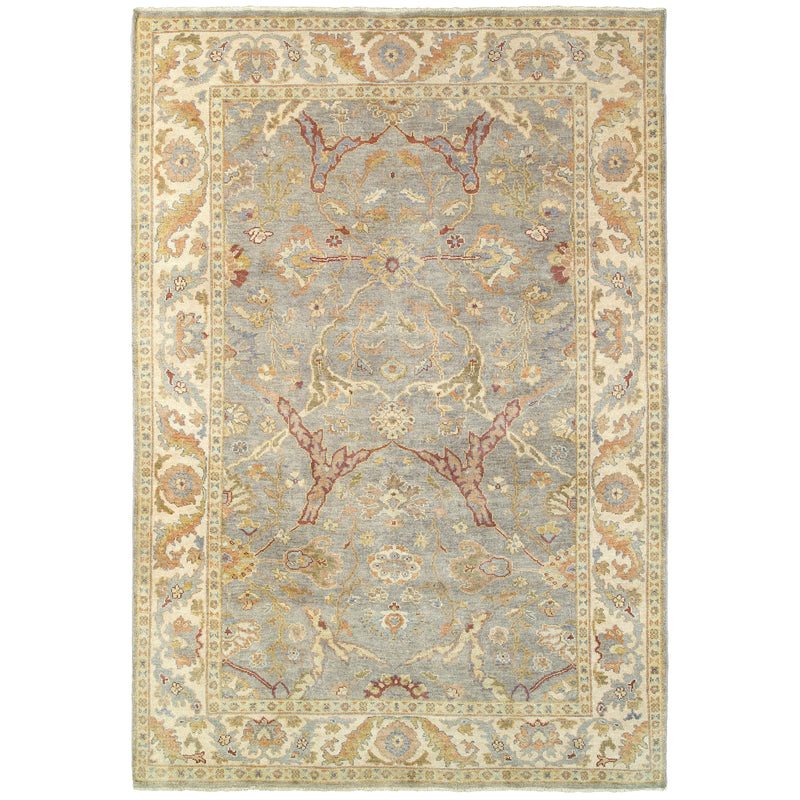 Palace Grey & Beige Traditional Rug