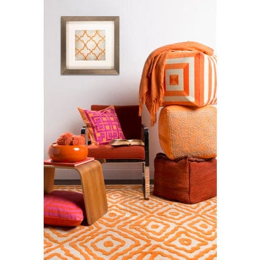 Tilda Burnt Orange Acrylic Throw