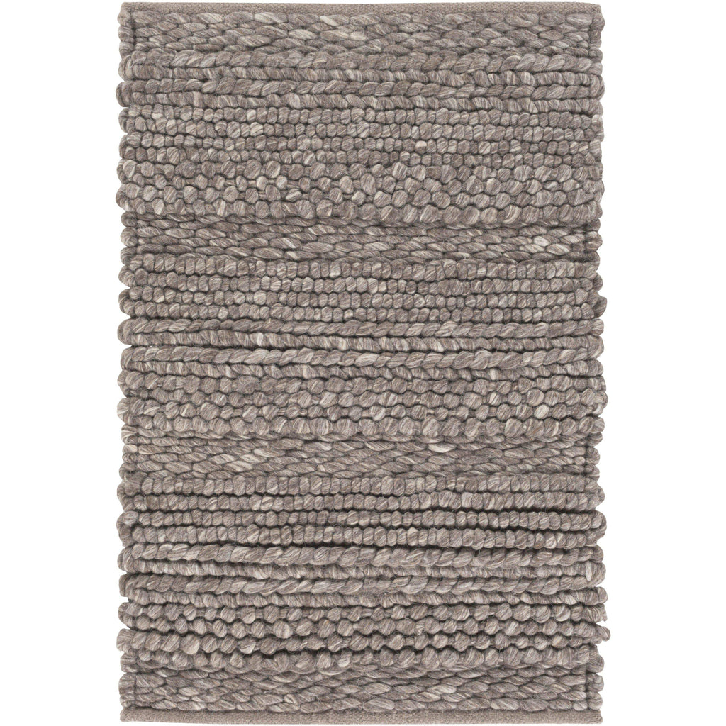 Tahoe Charcoal Gray Wool Rug