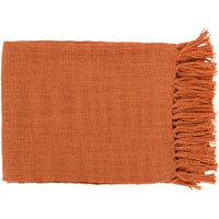 Tilda Burnt Orange Acrylic Throw