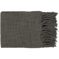 Tilda Charcoal Acrylic Throw