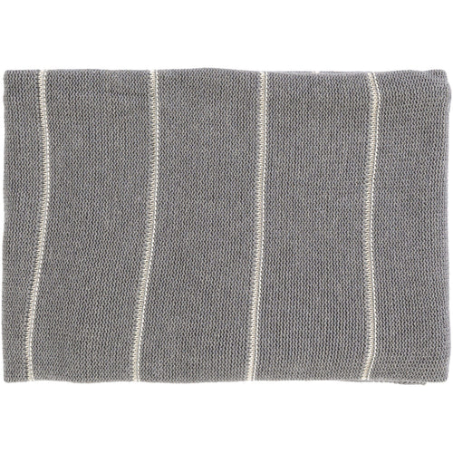 Torsten Hand Knitted Gray Blanket