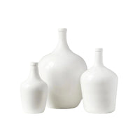 White Medium Demijohn Bottle