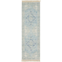 Zainab Sky Blue Hand Woven Rug